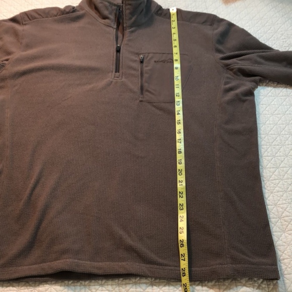 Eddie Bauer size Large cocoa brown knit shirt - Picture 8 of 8